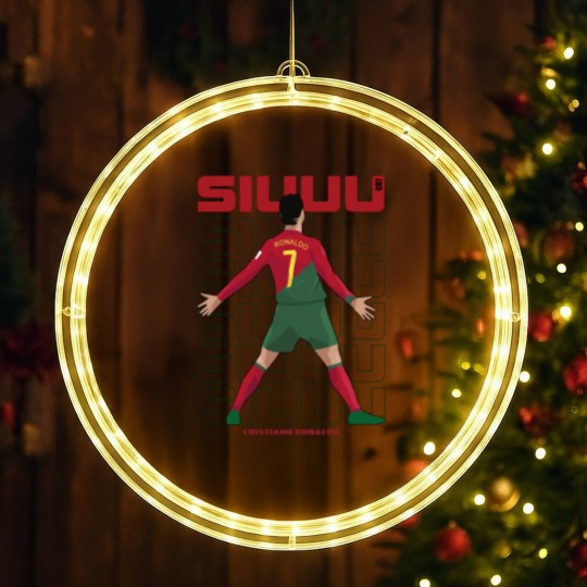 Discover Cristiano Ronaldo LED Christmas Window Lights LED Christmas Window Lights LED Christmas Window Lights, Cr7 LED Christmas Window Lights , Portugal , Adult LED Christmas Window Lights , Youth LED Christmas Window Lights