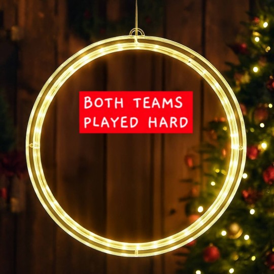 Discover Both Teams Played Hard LED Christmas Window Lights