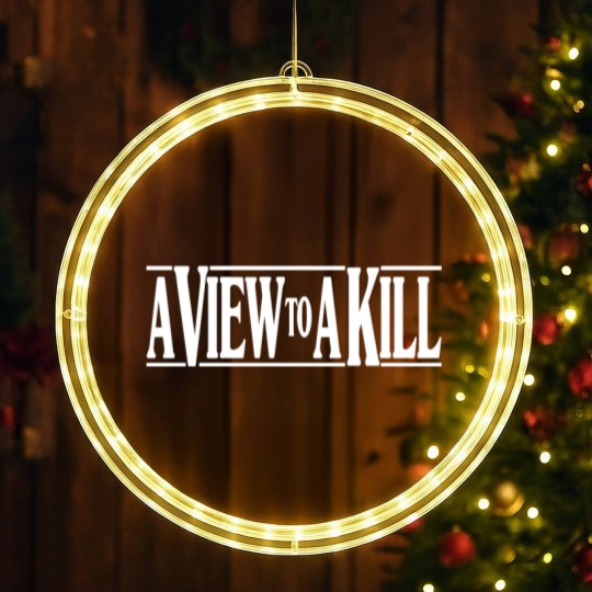 Discover A View To A Kill LED Christmas Window Lights
