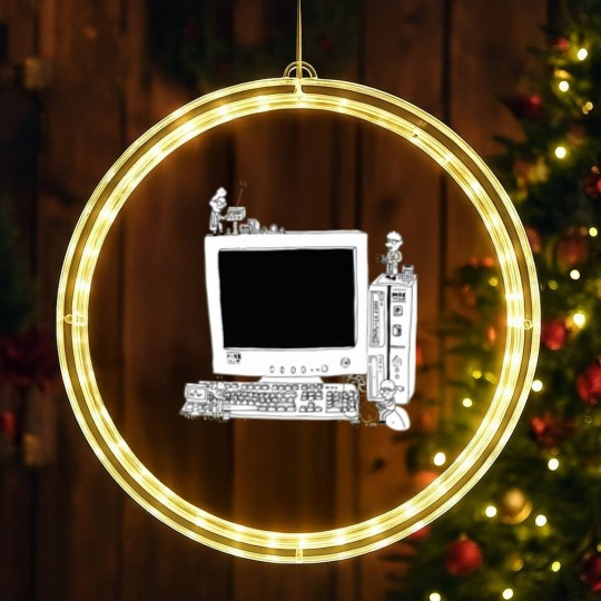 Discover Computer 2000 LED Christmas Window Lights