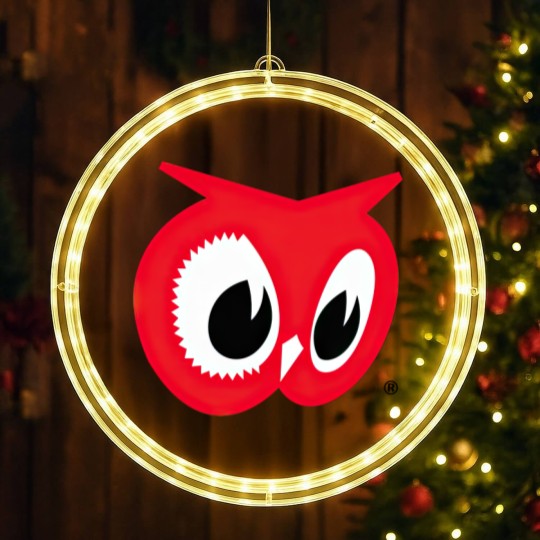 Discover Red Owl Food Stores Logo LED Christmas Window Lights