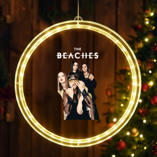 Discover The Beaches Band Artwork LED Christmas Window Lights