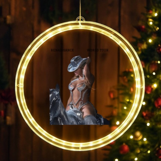 Discover The Renaissance World Tour 2023 LED Christmas Window Lights, Beyonce Tour 2023 LED Christmas Window Lights