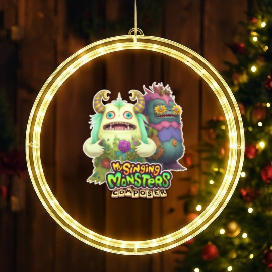 Discover my singing monsters, rare wubbox, my singing monsters monsters, my singing monsters wubbox LED Christmas Window Lights