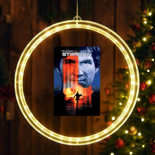 Discover Starman - Jeff Bridges Fitted V-Neck LED Christmas Window Lights