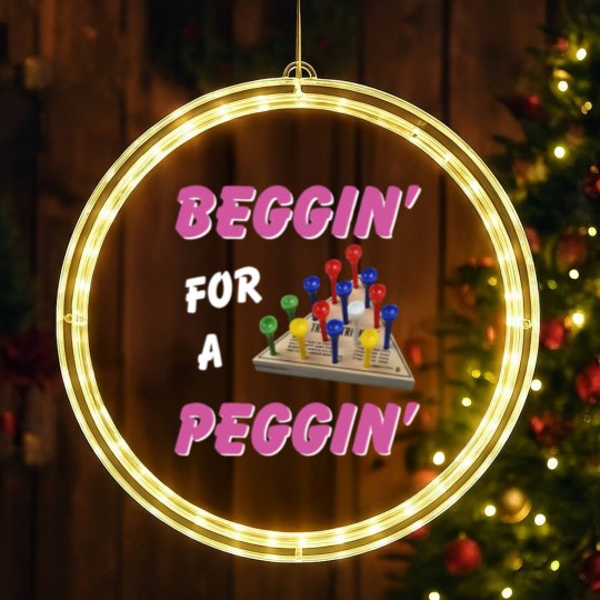 Discover Beggin For A Peggin LED Christmas Window Lights