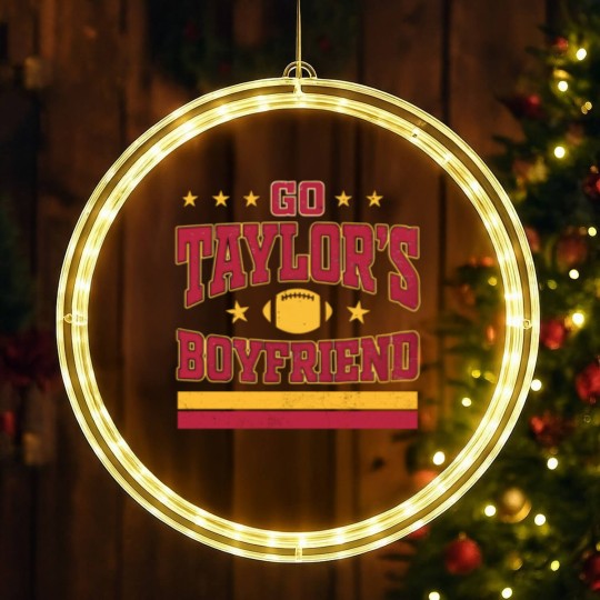 Discover Go Taylors Boyfriend LED Christmas Window Lights, Swift Kelce LED Christmas Window Lights