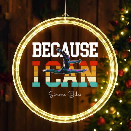 Discover Simone Biles Goat LED Christmas Window Lights