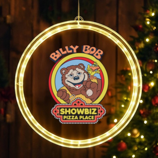 Discover Showbiz Pizza Billy Bob - Showbiz Pizza - LED Christmas Window Lights
