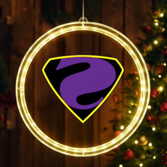 Discover 1940s Max Fleischer Bizarro - Superman - LED Christmas Window Lights