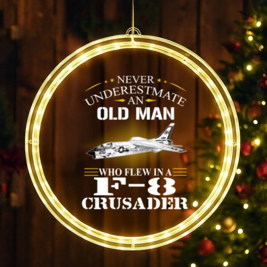 Discover F 8 Crusader LED Christmas Window Lights
