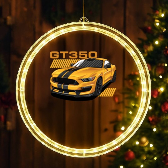 Discover Shelby GT350 LED Christmas Window Lights