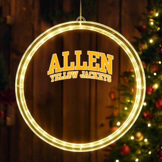 Discover Allen University Yellow Jackets 01 LED Christmas Window Lights