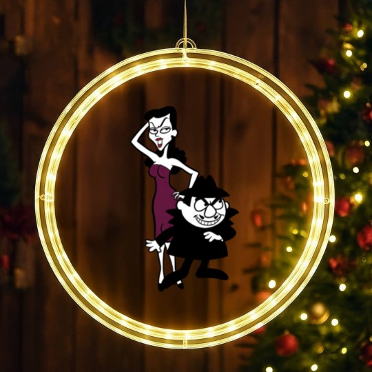 Discover Boris Badenov and Natasha Fatale - Rocky & B LED Christmas Window Lights