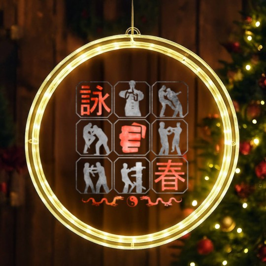 Discover Wing Chun Lifestyle, Kung Fu, kungfu LED Christmas Window Lights
