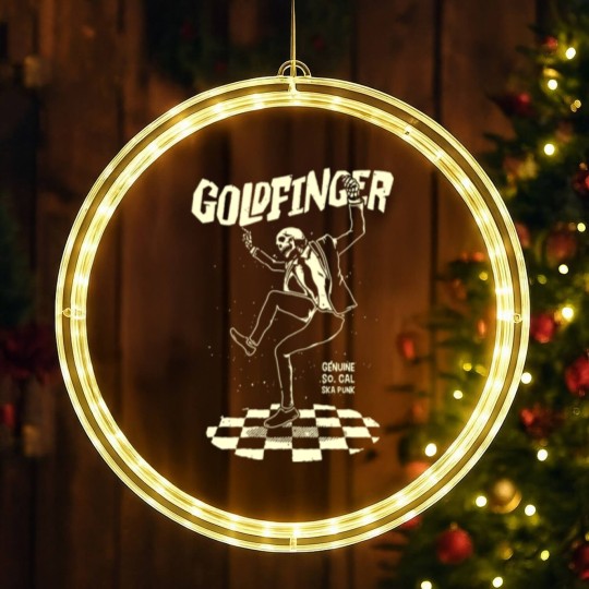 Discover Goldfinger band LED Christmas Window Lights