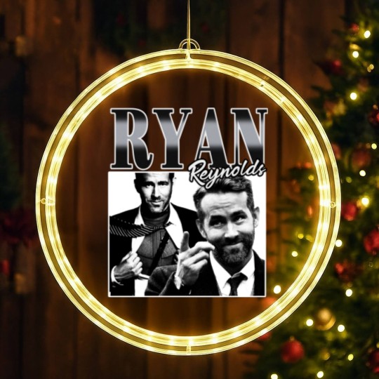Discover Ryan Reynolds Movie Actor LED Christmas Window Lights Vintage, Ryan Reynolds LED Christmas Window Lights, Ryan Reynolds LED Christmas Window Lights