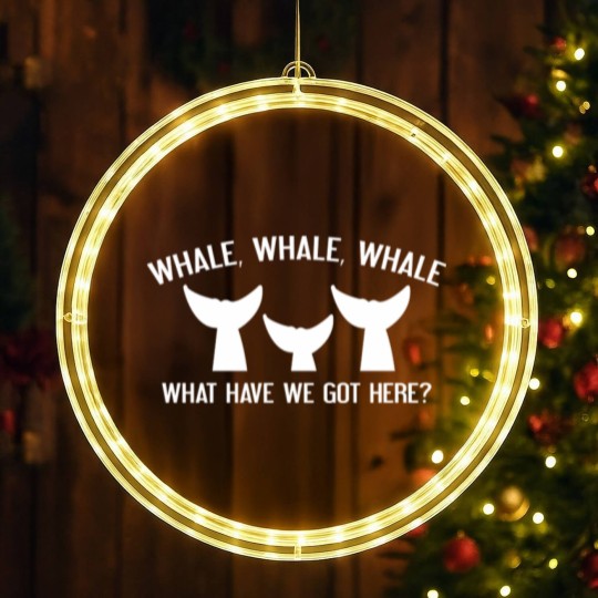 Discover Whale Whale Whale LED Christmas Window Lights