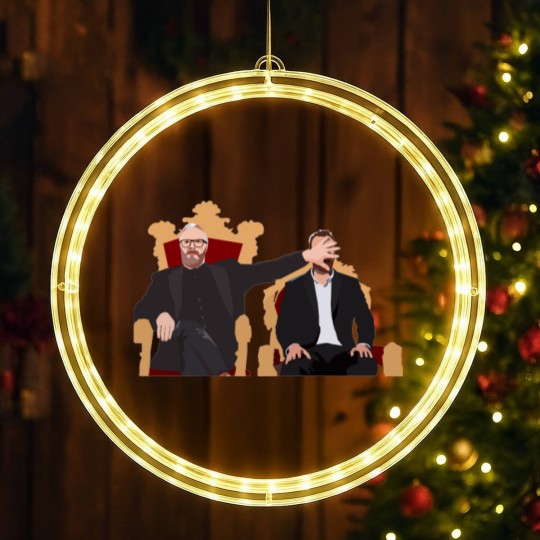 Discover Taskmaster UK - Greg and Alex LED Christmas Window Lights