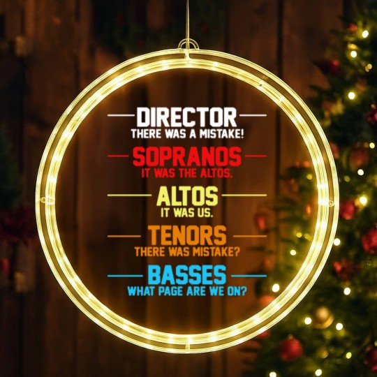 Discover Director There Was A Mistake Sopranos LED Christmas Window Lights