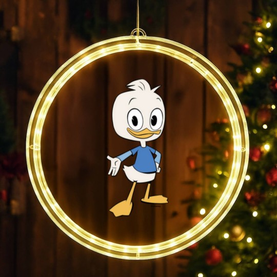 Discover Dewey Duck LED Christmas Window Lights