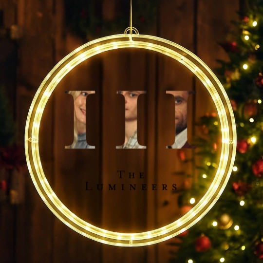 Discover The Lumineers Band LED Christmas Window Lights, Music Band Merch, Lumineers Tour