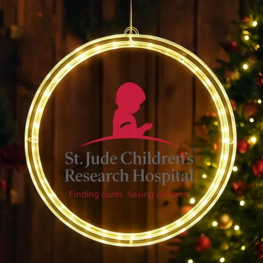 Discover St Jude-Logo LED Christmas Window Lights