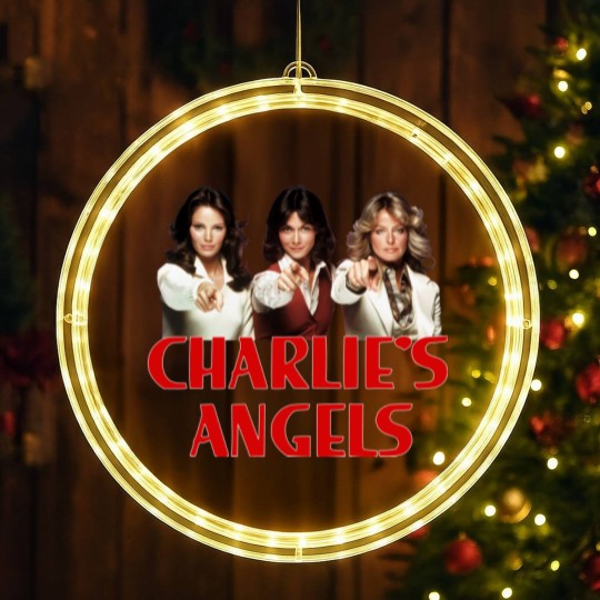 Discover Charlie&39.s Angels -roup - 70s Tv Show LED Christmas Window Lights
