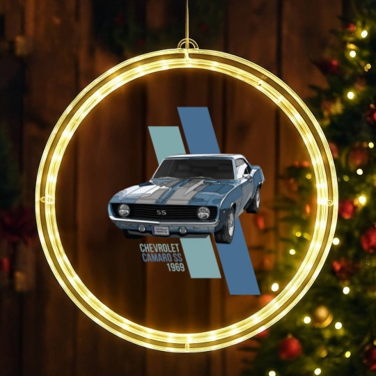 Discover Camaro Classic Car  Camaro SS 1969 LED Christmas Window Lights