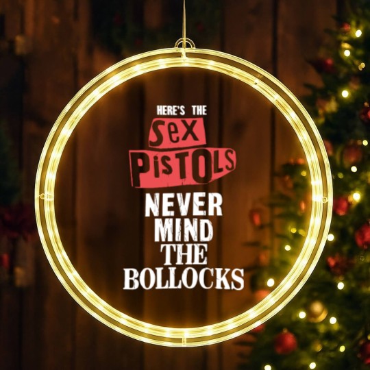 Discover The sx Pistols Unisex LED Christmas Window Lights: NMTB Distressed (Dip-Dye)