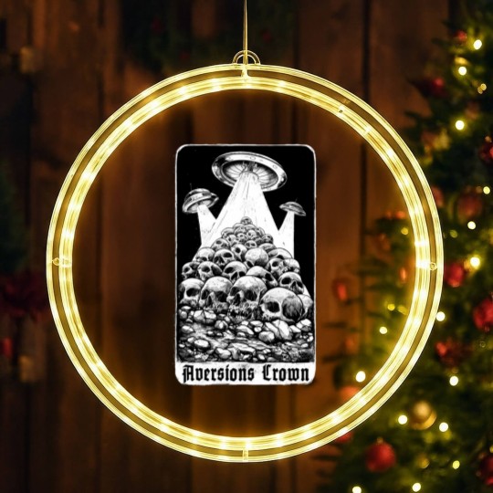 Discover Aversions Crown Flying Saucers LED Christmas Window Lights