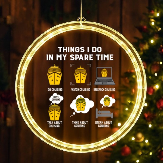 Discover Cruising Funny Cruising LED Christmas Window Lights