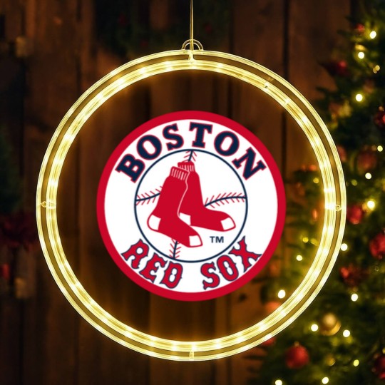 Discover red sox boston LED Christmas Window Lights