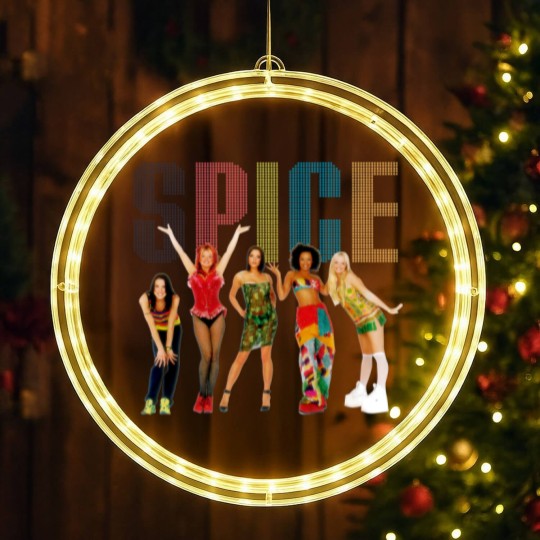 Discover Spice Girls LED Christmas Window Lights, Vintage 90s LED Christmas Window Lights, Spice Girls Gift, Spice Girls LED Christmas Window Lights