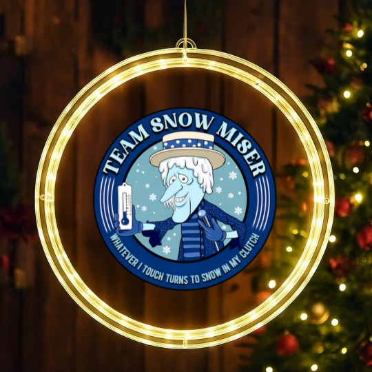 Discover Team Snow Miser - Snow Miser - LED Christmas Window Lights