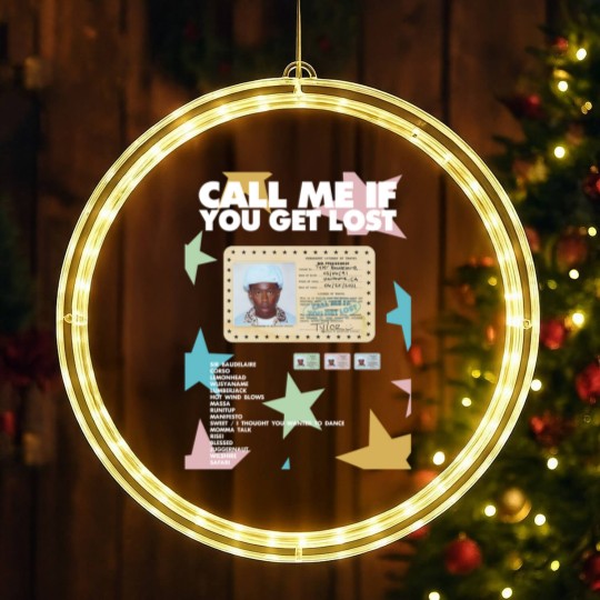 Discover Tyler The Creator LED Christmas Window Lights, Vintage Tyler The Creator Album