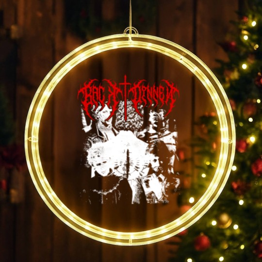 Discover Girl Dinner Black Metal Vintage LED Christmas Window Lights