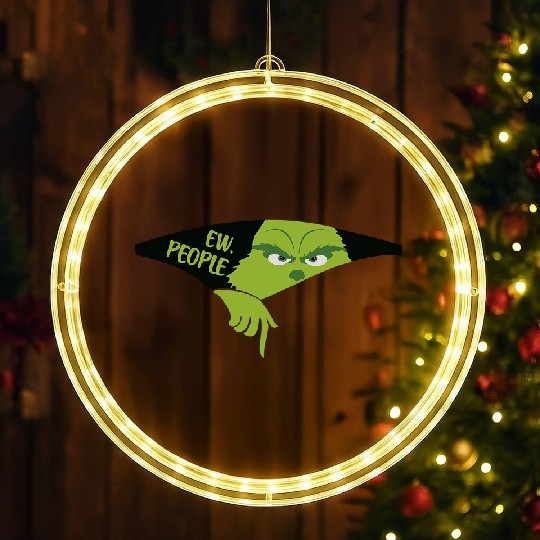 Discover Ew People LED Christmas Window Lights, funny character Smiling Face LED Christmas Window Lights, Christmas LED Christmas Window Lights Gift For Family Xmas, Christmas funny character LED Christmas Window Lights, funny character LED Christmas Window Lights