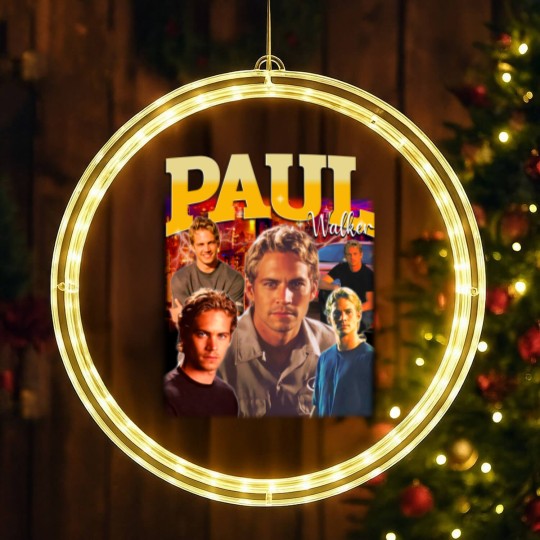 Discover Paul Walker LED Christmas Window Lights, Paul Walker LED Christmas Window Lights, Paul Walker Fan LED Christmas Window Lights, Paul Walker Fan Gift