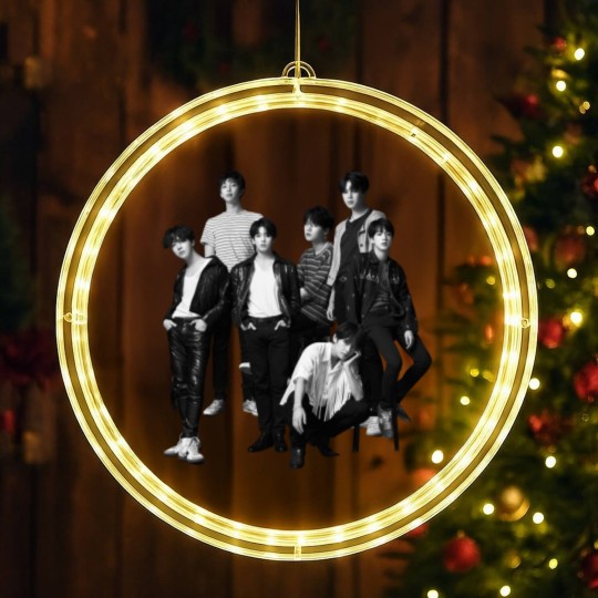 Discover BTS Members LED Christmas Window Lights, Bangtan Boy LED Christmas Window Lights, BTS Group LED Christmas Window Lights