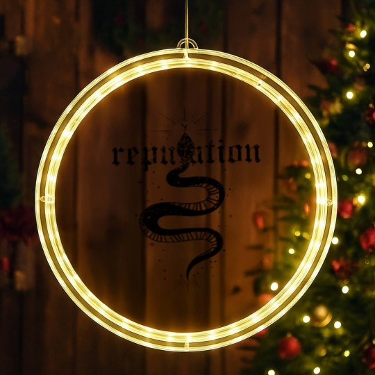 Discover Reputation Snake LED Christmas Window Lights, Reputation Merch