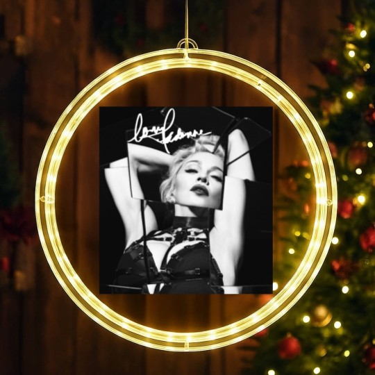 Discover Madonna Signature LED Christmas Window Lights Short Sleeve Cotton Black Men All Size S to 5XL