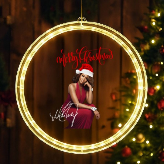Discover Merry Christmas Whitney Houston LED Christmas Window Lights