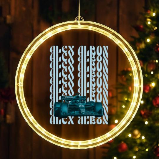 Discover BELLA CANVAS Alex Albon WILLIAMS unisex LED Christmas Window Lights