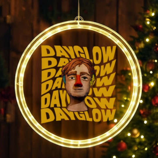 Discover Dayglow Fuzzybrain Graphic LED Christmas Window Lights - Dayglow LED Christmas Window Lights, Dayglow Tour, Fuzzybrain LED Christmas Window Lights, Music LED Christmas Window Lights, Alternative/Indie