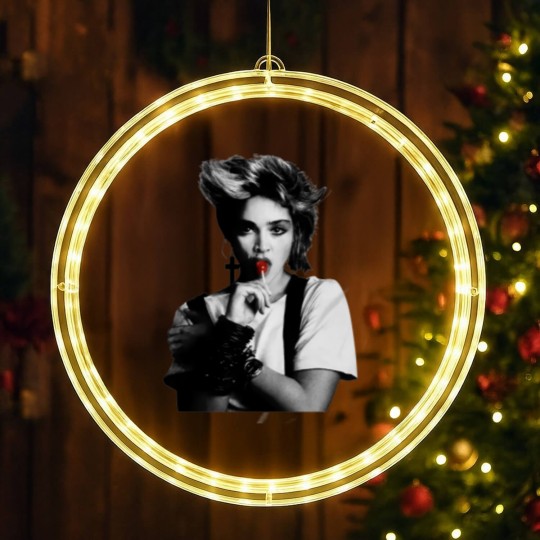Discover Cool Madonna Lollipop Tour Cotton White LED Christmas Window Lights