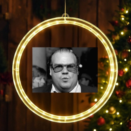 Discover Retro Chris Farley LED Christmas Window Lights, Chris Farley Vintage LED Christmas Window Lights