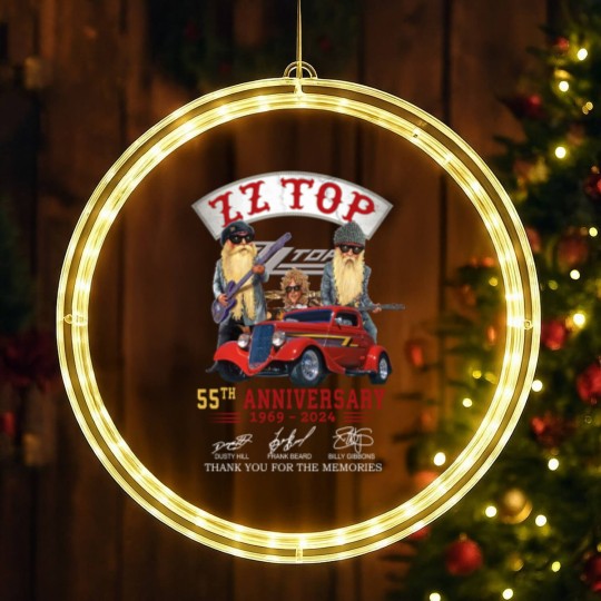 Discover ZZ Top 55th Anniversary LED Christmas Window Lights