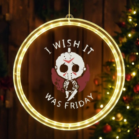 Discover I Wish it was Friday LED Christmas Window Lights