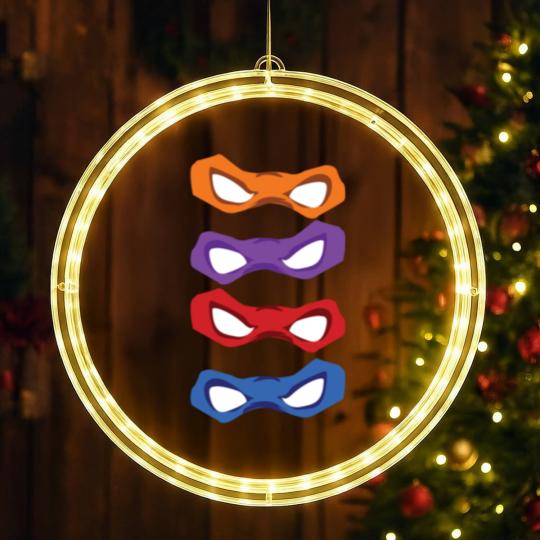 Discover Teenage Mutant Ninja Turtles LED Christmas Window Lights